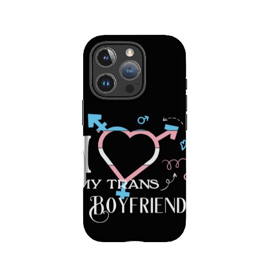 LBGT Flag Gay Pride I Love my Trans Boyfriend IPhone Cases