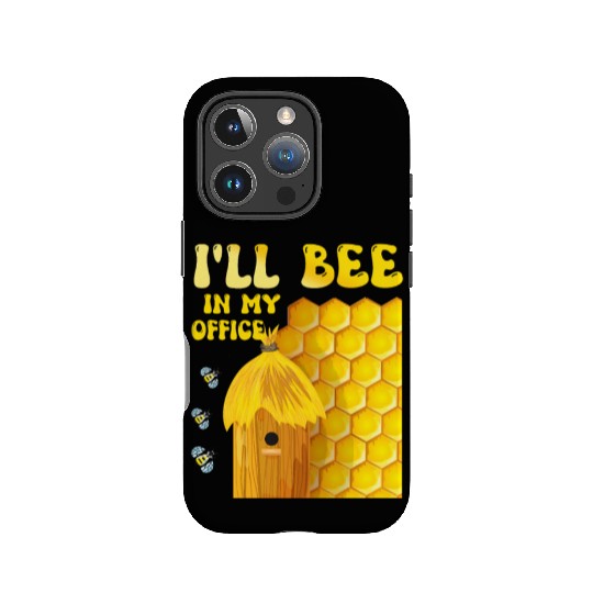 I'll Bee In My Office - Beekeeping-Beekeeper IPhone Cases