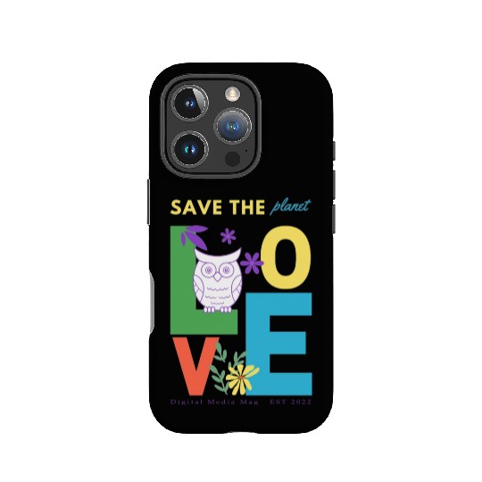 Save the planet eco friendly design IPhone Cases