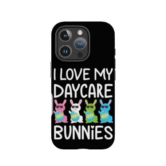 I Love My Daycare Bunnies Cute Teacher Easter Day IPhone Cases