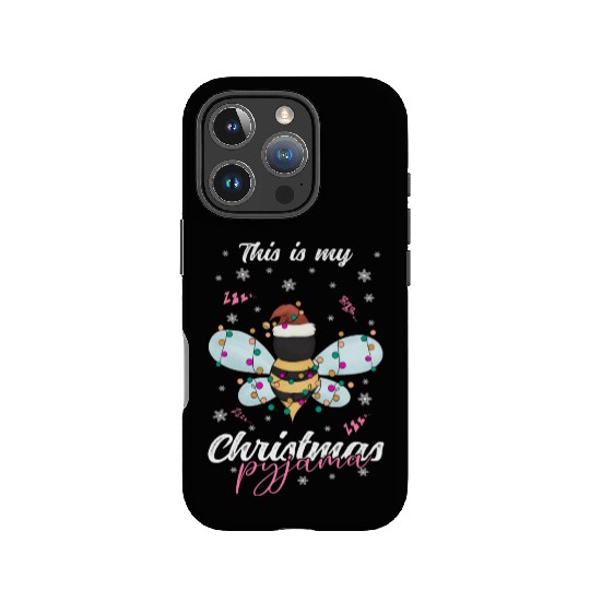 Winter Christmas Pyjama Bee IPhone Cases