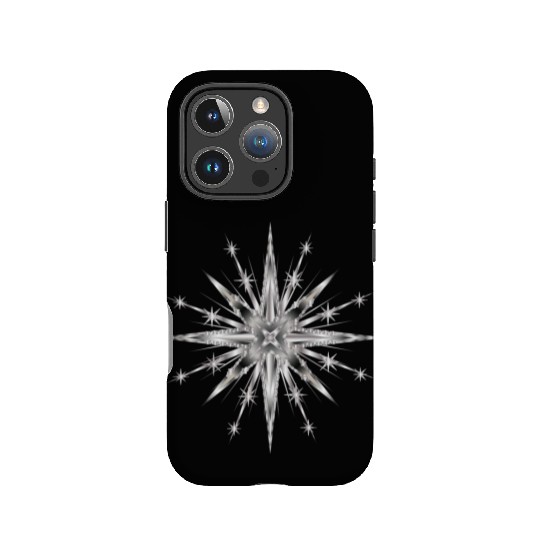 Silver colored glamor timeless star IPhone Cases