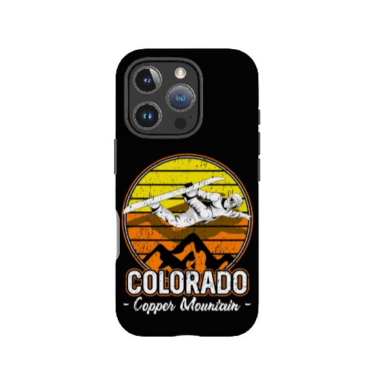 Copper Mountain Colorado Snowboarding IPhone Cases