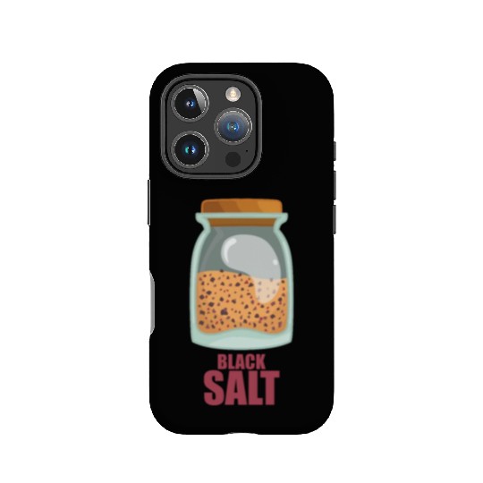 Black Salt Spice Flavor Food Cooking IPhone Cases