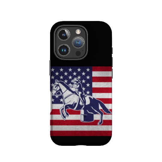 Horse Barrel Racing IPhone Cases
