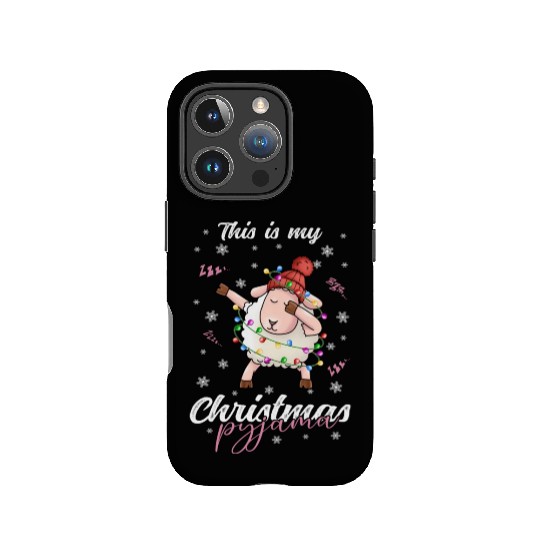 Winter Christmas Pyjama Sheep IPhone Cases