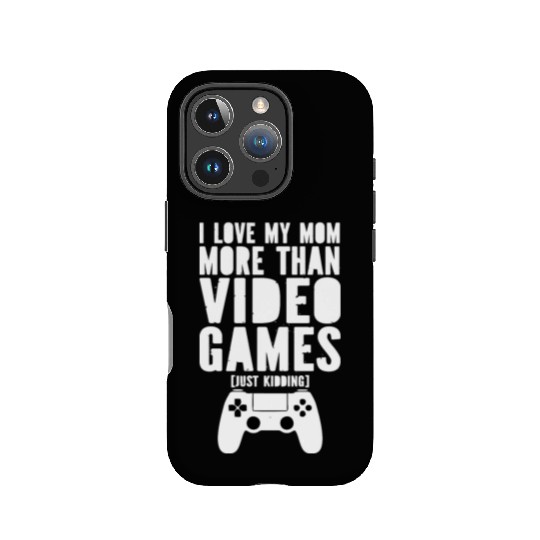 I Love My Mom Video Gamer Valentines Day Boys Teen IPhone Cases