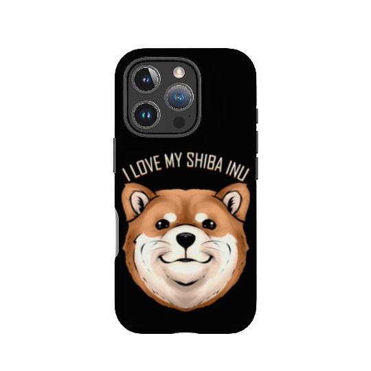 Dog Lover - I Love My Shiba Inu IPhone Cases