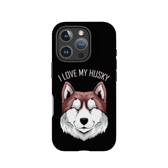 Dog Lover - I Love My Husky IPhone Cases