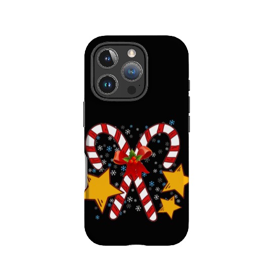 Christmas candy cane for holidays IPhone Cases