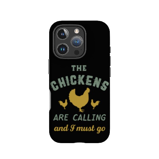 The Chickens Are Calling Vintage Country Farmer IPhone Cases