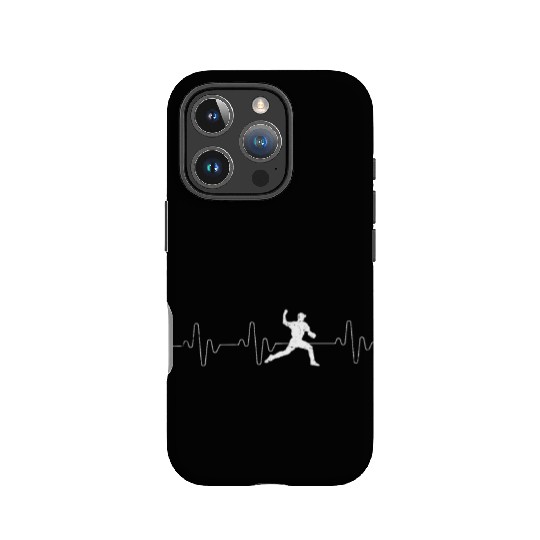 Baseball Pitcher Heartbeat Baseball Pitching Close IPhone Cases