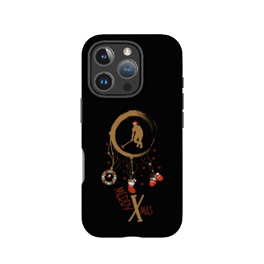 Winter dreamcatcher Christmas field hockey IPhone Cases