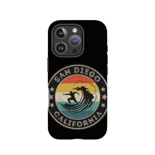 San Diego California Surfing IPhone Cases San Diego