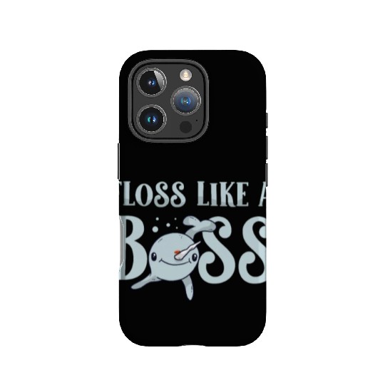 Floss Like A Boss Sea Unicorn Animal Lover Narwhal IPhone Cases