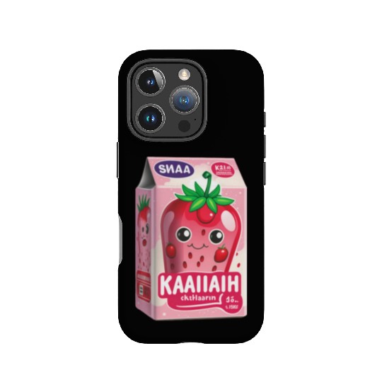 Strawberry Milk Kawaii IPhone Cases