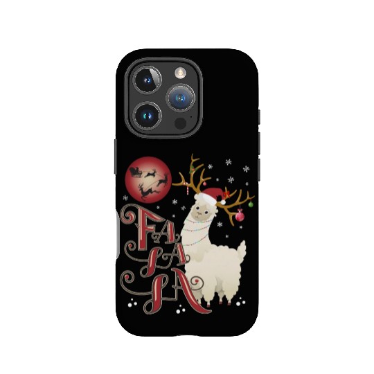 Fa la la llama xmas christmas IPhone Cases