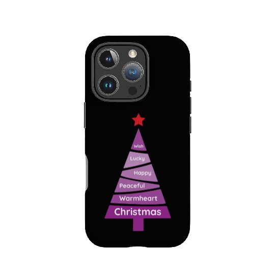 Minimalist Fandango Purple Christmas Pine IPhone Cases