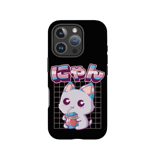 Transgender Pride Kawaii Cat Strawberry Milk Trans IPhone Cases