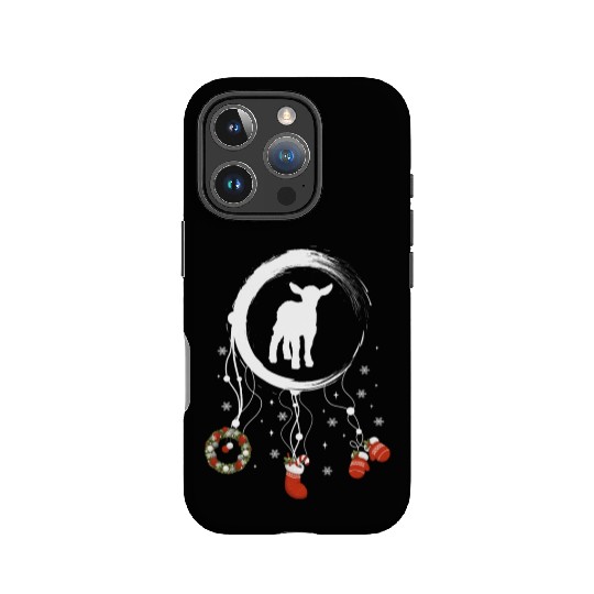 Winter dreamcatcher Christmas Lamb IPhone Cases