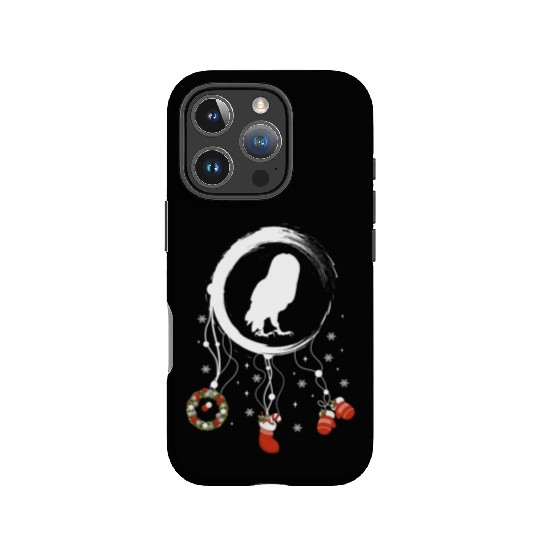 Winter dreamcatcher Christmas Owl IPhone Cases
