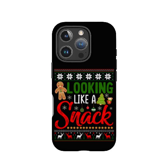 Looking Like A Snack Funny Christmas Cookie Ugly IPhone Cases
