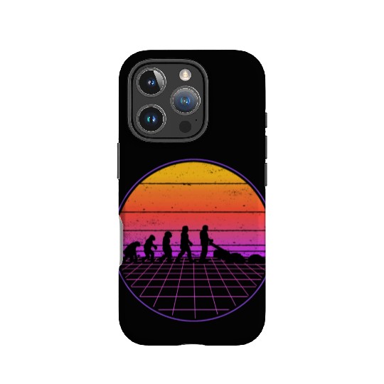 Robotic Lawnmower Evolution Retro IPhone Cases