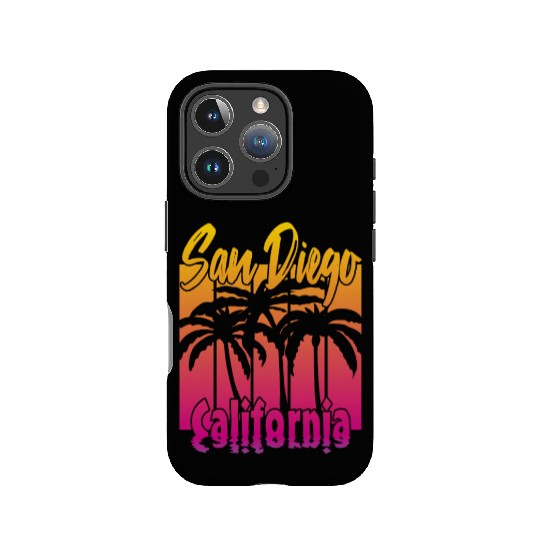 Vintage San Diego California IPhone Cases