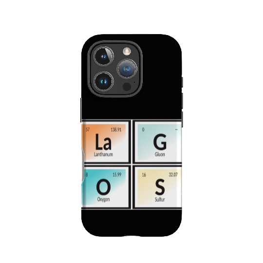 Lagos | Periodic Table of Elements IPhone Cases