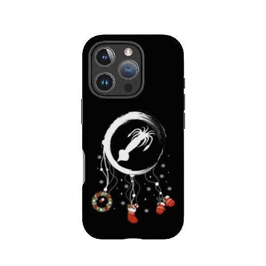Winter dreamcatcher Christmas Squid IPhone Cases