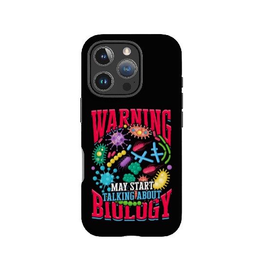 Warning talking Biology Science Cellular Biologist IPhone Cases