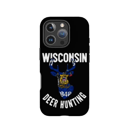 Wisconsin Deer Hunting Buck Stag Hunter IPhone Cases