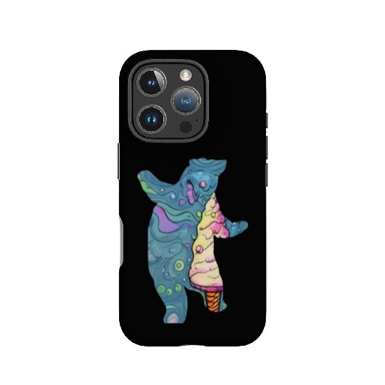 ice cream bear IPhone Cases