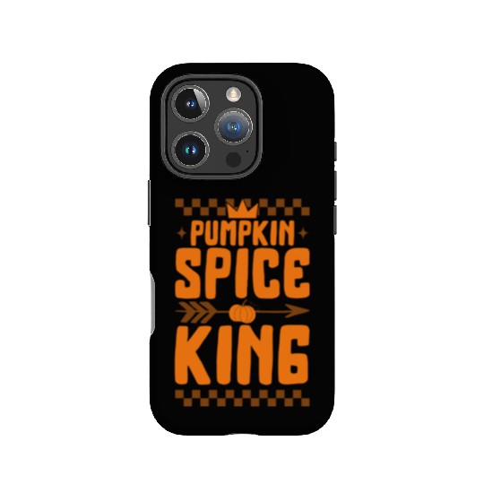 Halloween Thanksgiving IPhone Cases, Pumpkin Spice King