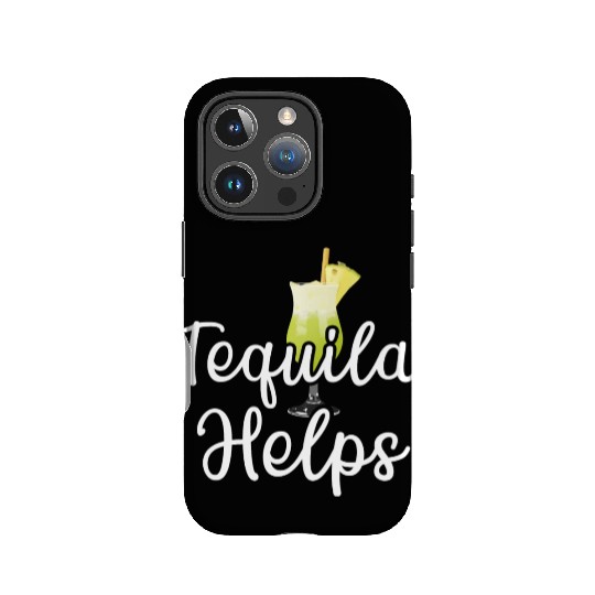 Tequila Helps Funny Womens Drinking Mom Tequila IPhone Cases