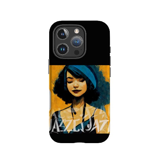 Jazz girls, jazz painting with beautiful girls IPhone Cases