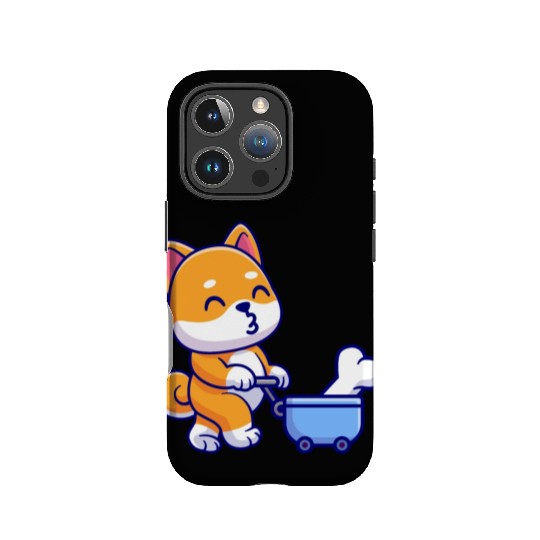 Cute Shiba Inu Dog Shopping IPhone Cases