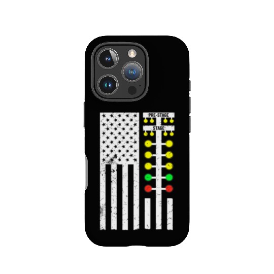 Drag Racing Flag American Drag Racer Drag Strip IPhone Cases