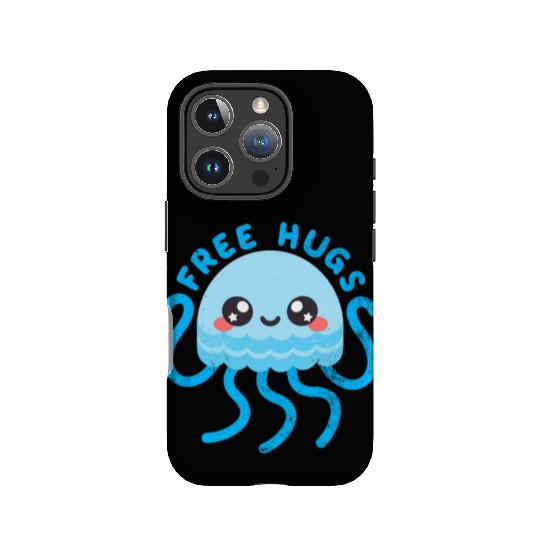 Jellyfish free hugs IPhone Cases
