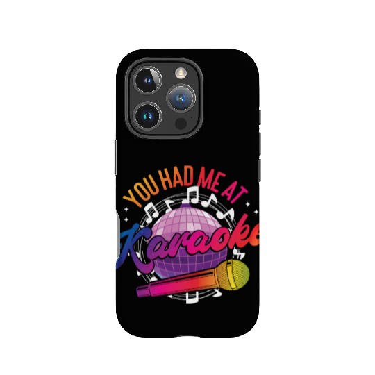 Karaoke Singer 80s Retro Disco IPhone Cases