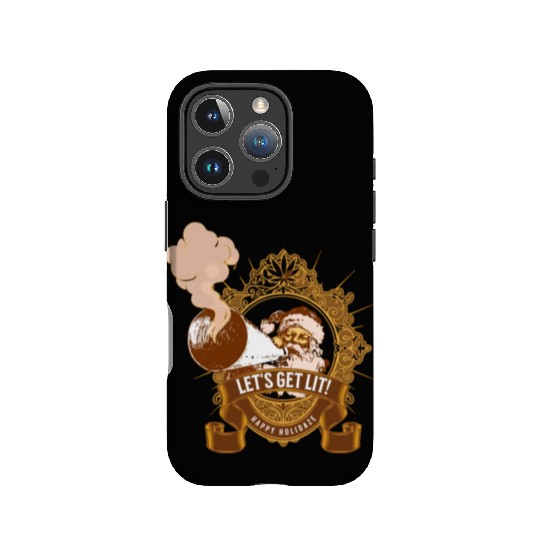 Lets get lit christmas IPhone Cases