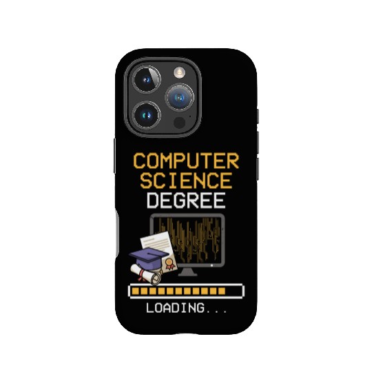 Computer Science Degree Loading Major Bachelor Mas IPhone Cases