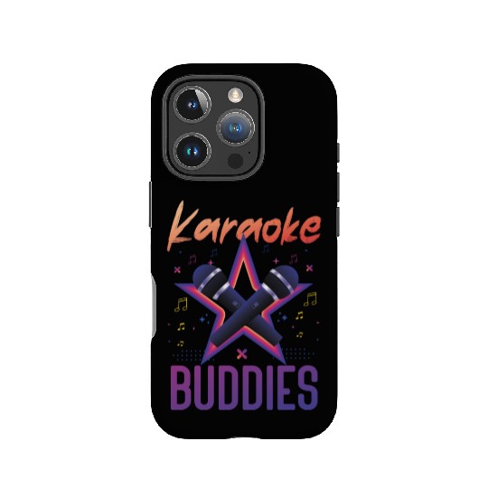 Karaoke Singer Friends Besties 80s IPhone Cases