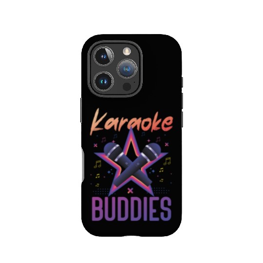 Karaoke Singer Friends Besties 80s IPhone Cases