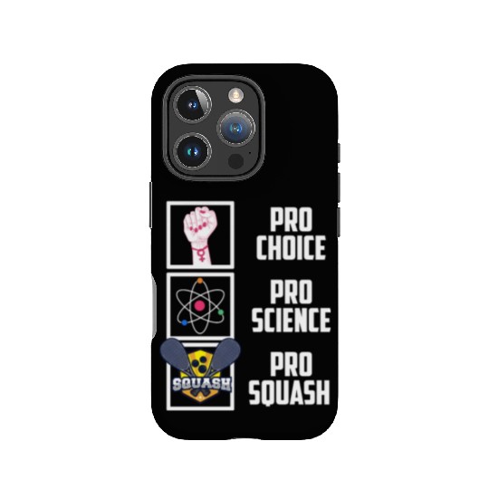 Pro Choice Pro Science Pro Squash Democrat Liberal IPhone Cases