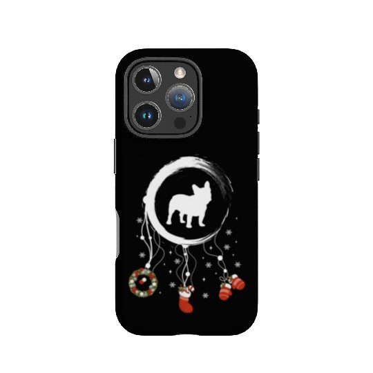dog dreamcatcher Christmas French Bulldog IPhone Cases
