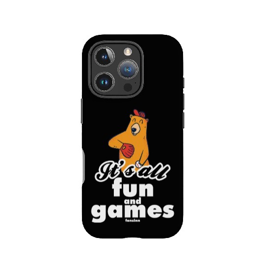 Bear baseball Grizzly baseball player IPhone Cases