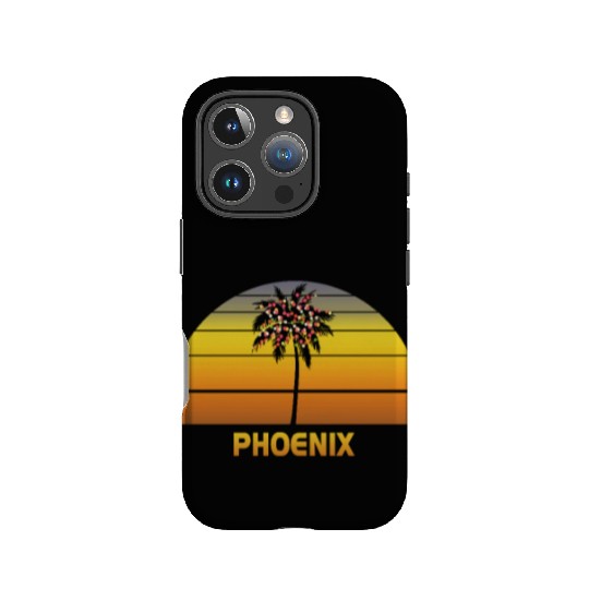Phoenix Arizonna Palm Tree Christmas Lights Family IPhone Cases