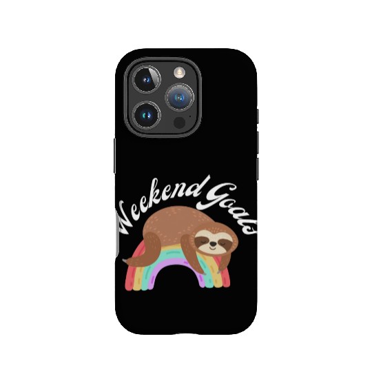 Sloth Rainbow IPhone Cases