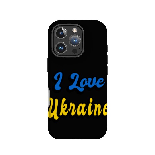 I love Ukraine IPhone Cases